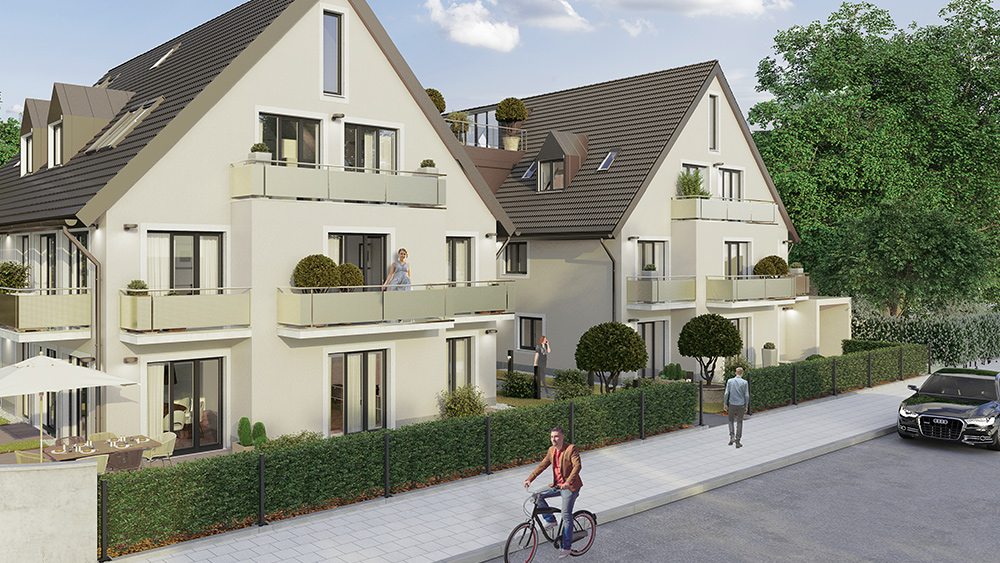 Wunderschöne Neubau-Wohnung mit Privatgarten in Hadern